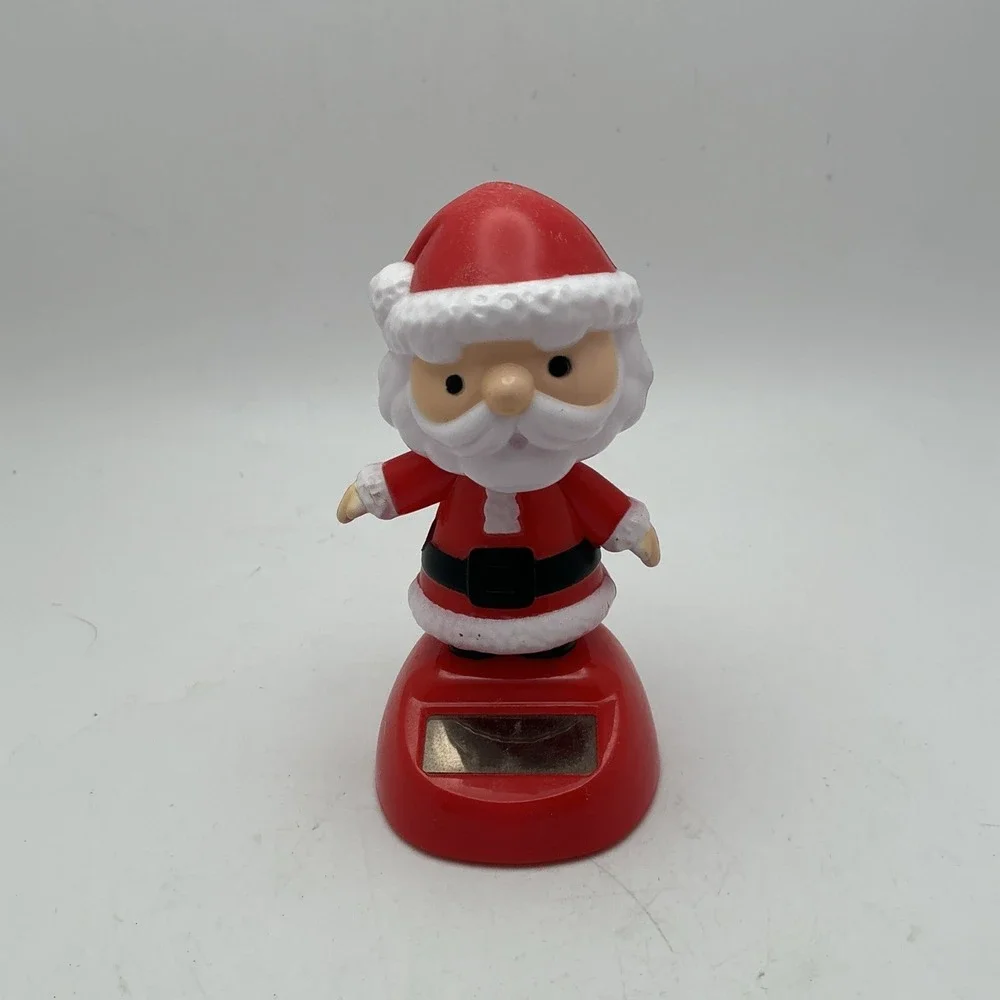 Small Lot of‎ 8 Vintage Christmas Santas and Ornaments